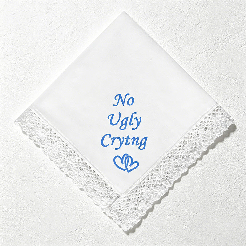 CouldNook Sentiment Handkerchief - Wedding Gift Keepsake