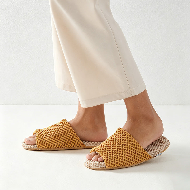CouldNook Textured Flexible Home Slippers - Soft Home Detail