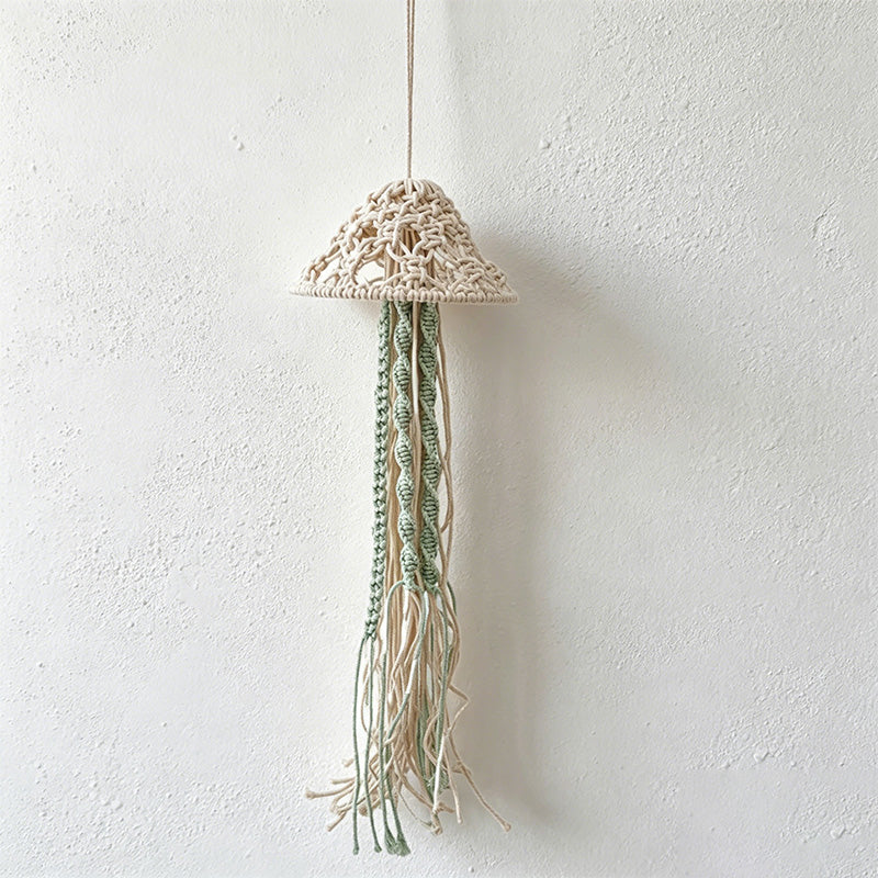 CouldNook Macrame Jellyfish Wall Hanging - Soft Room Decor