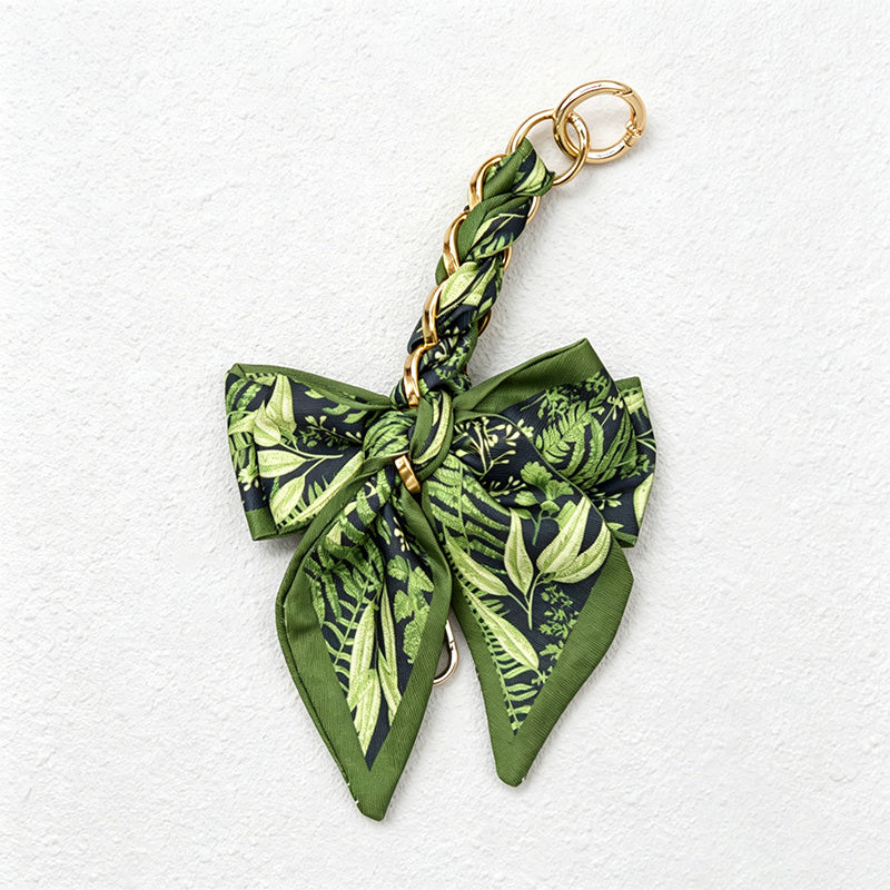 CouldNook 6.69’’ Leaf Pattern Bow Bag Extender - Bag Accent