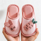 CouldNook Carrot Detail Soft Open Toe Slippers - Sunny Home Accent