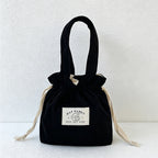 CouldNook Corduroy Mini Tote Cosmetic Bag - Vanity Carry Accent