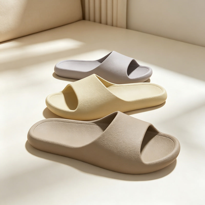 CouldNook Round Thick Home Slippers - Small Space Helper
