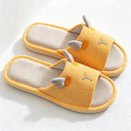 CouldNook Bunny Pattern Open Toe Slippers - Playful Kitchen Accent
