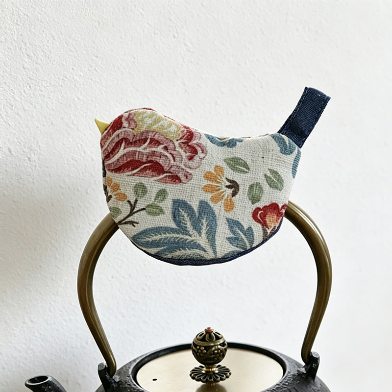 CouldNook Bird Fabric Pot Handle Cover - Aesthetic Anti-Scald Grip
