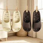 CouldNook Round Sculpted Sole Home Slippers - Easy Storage Accent