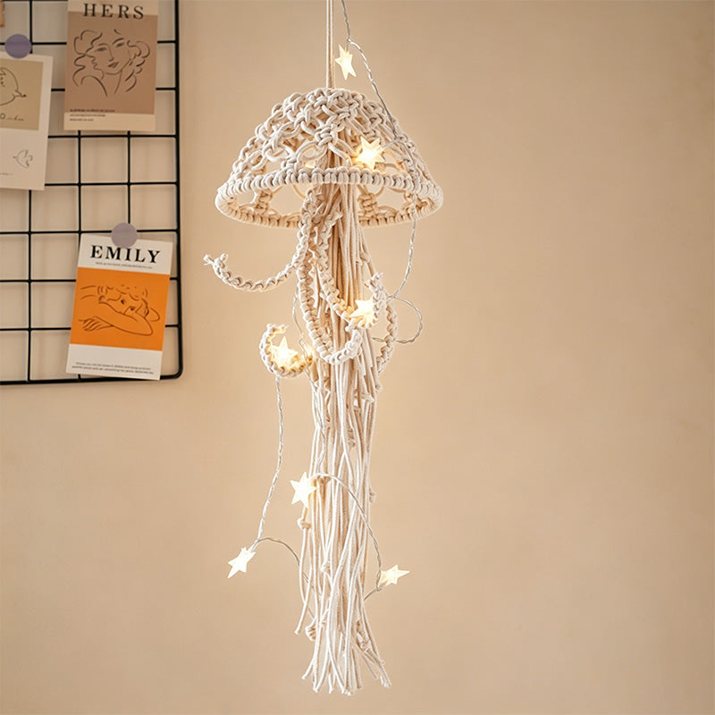 CouldNook Macrame Pendant Lampshade - Hanging Light Decor