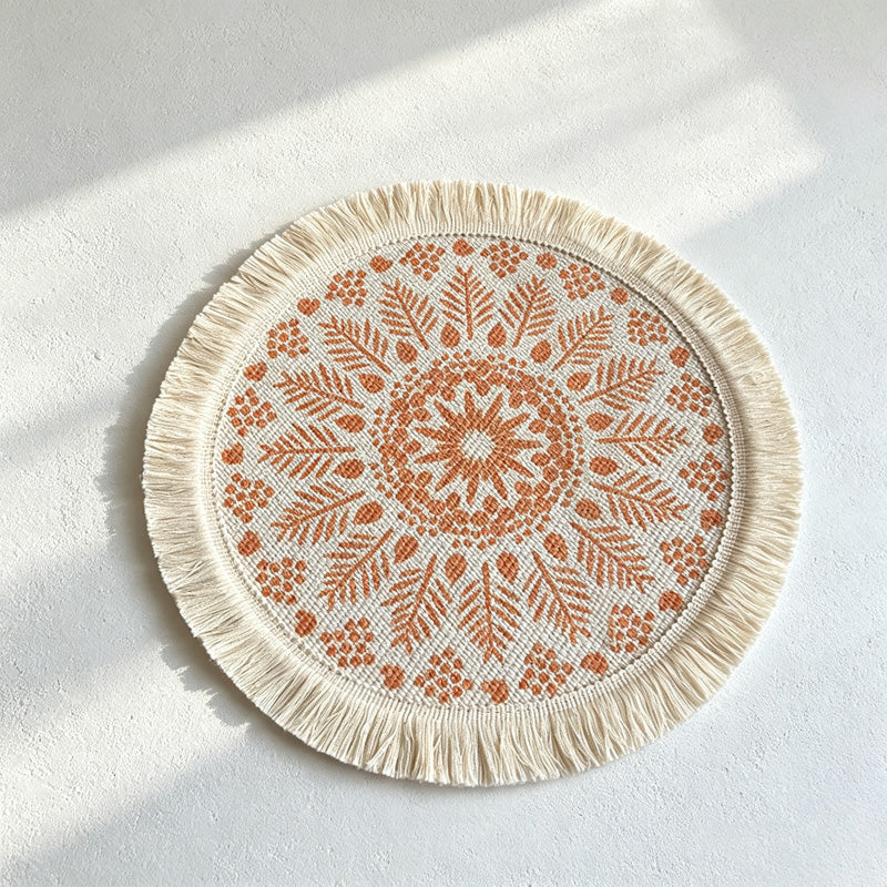 CouldNook Round Table Plate Table Placemat - Soft Home Detail