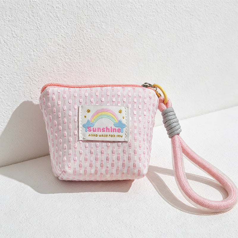 CouldNook Knit Look Mini Pouch - Loop Handle Storage Accent
