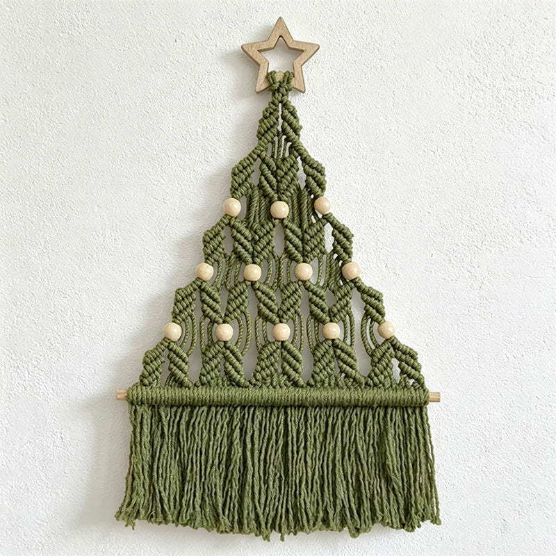 CouldNook Tree Macrame Wall Hanging - Festive Fringe Decor