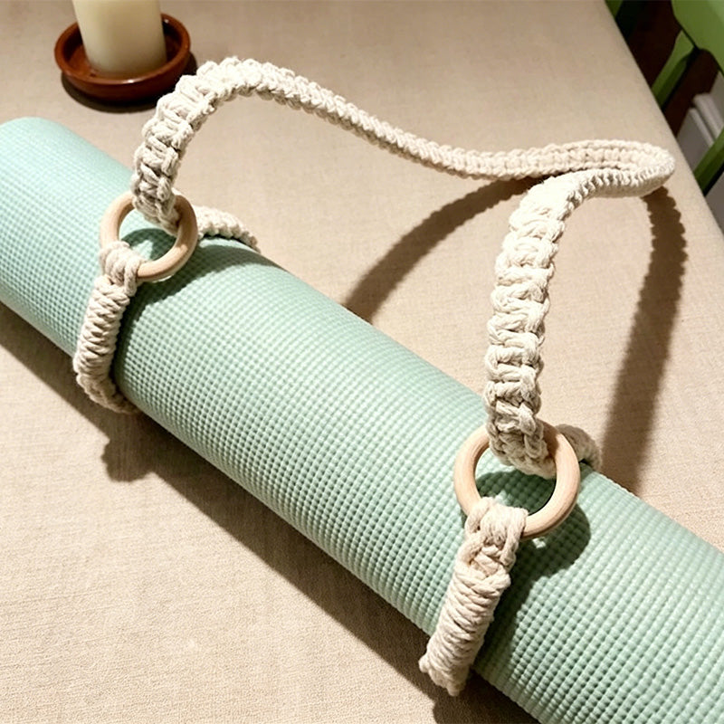 CouldNook Macrame Yoga Mat Strap - Shoulder Carry Sling