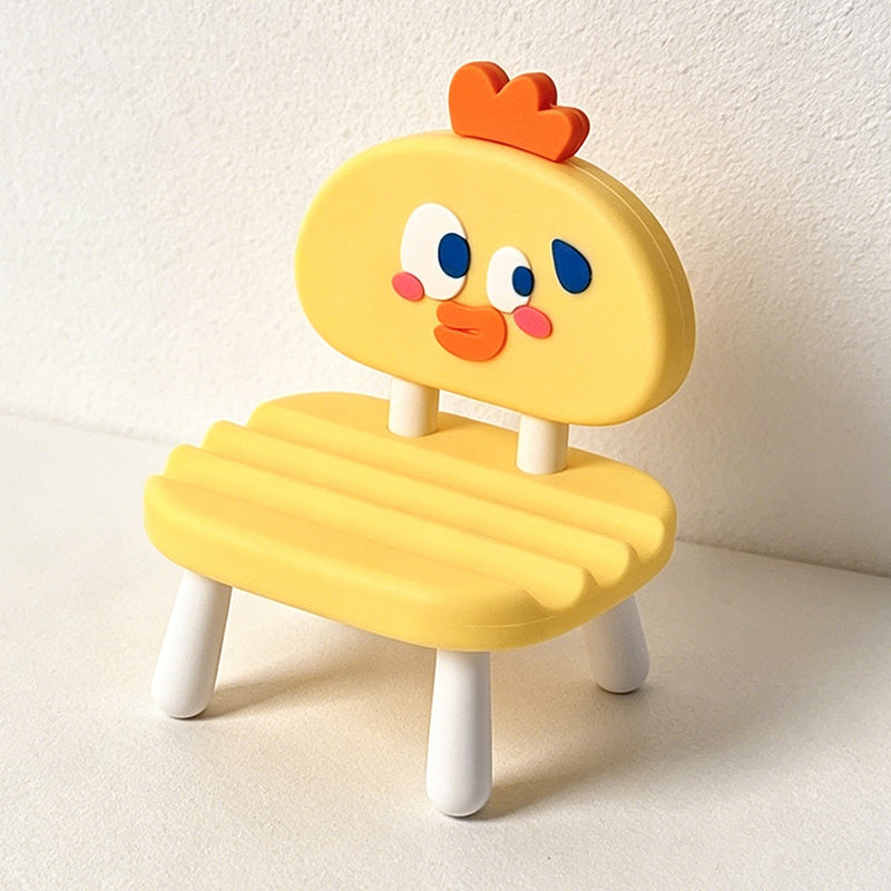 CouldNook Lovely Cartoon Mini Chair Phone Holder - Tablet Stand