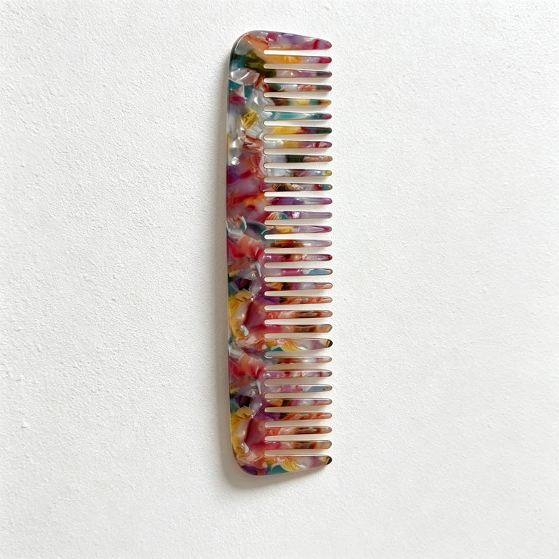 CouldNook Shell Shape Tortoiseshell Pocket Comb - Easy Storage Accent