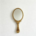 CouldNook Handled Oval Handheld Make Up Mirror - Simple Daily Essential