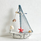 CouldNook Mediterranean Shell Bird Hanging - Coastal Nautical Ornament