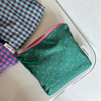 CouldNook Plush Trim Mini Zip Pouch - Small Storage Accent