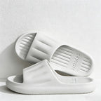 CouldNook Ribbed Sole Home Slippers - Easy Storage Accent