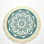 CouldNook Bohemian Tassel Placemat - Aesthetic Woven Table Mat