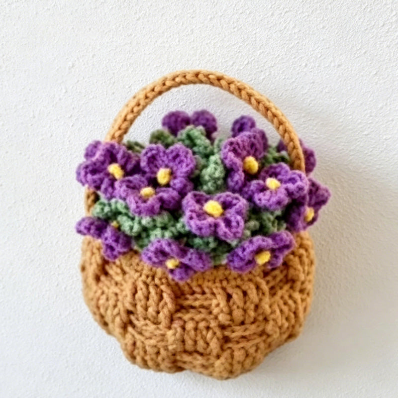 CouldNook Hand Crochet Bellflower Coaster - Floral Heat Resistant Table Decor