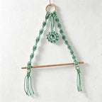 CouldNook Macrame Paper Towel Holder - Kitchen Wall Accent Decor