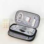 CouldNook Double Layer Digital Storage Pouch - Travel Cord & Power Bank Organizer