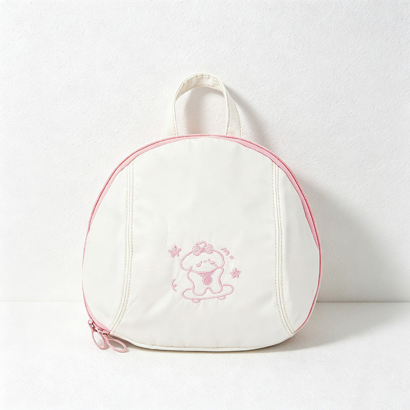 CouldNook Zippered Round Hanging Organizer Bag - Soft Home Detail