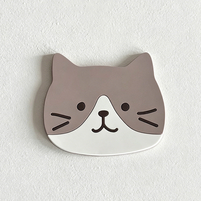 CouldNook Charming Cat Coaster - Soft Silicone Heat Resistant Pad