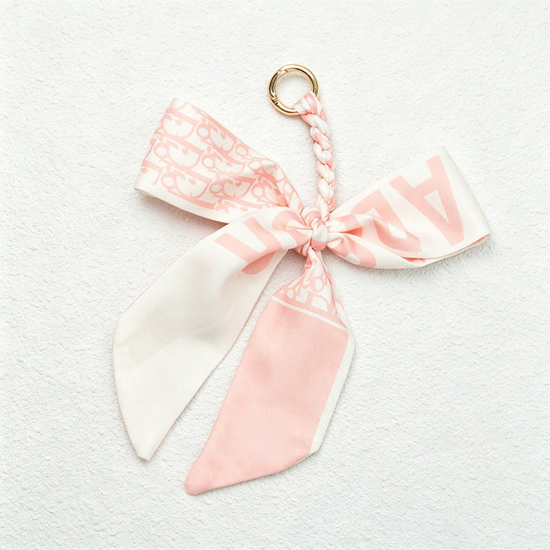 CouldNook Red Series Bow Bag Charm - Soft Bag Accent