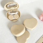 CouldNook Heart Shaped Contact Lens Case - Small Home Organizer