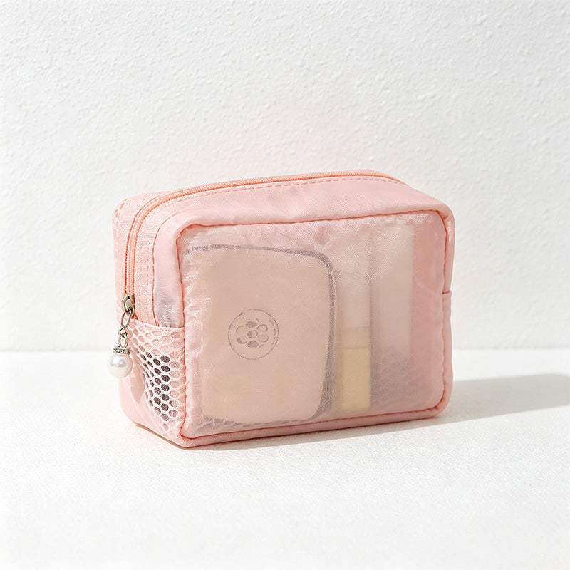 CouldNook Mesh Small Cosmetic Pouch - Home Organizer