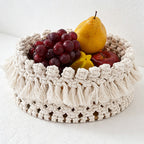 CouldNook Woven Rope Storage Basket - Tabletop Home Organizer