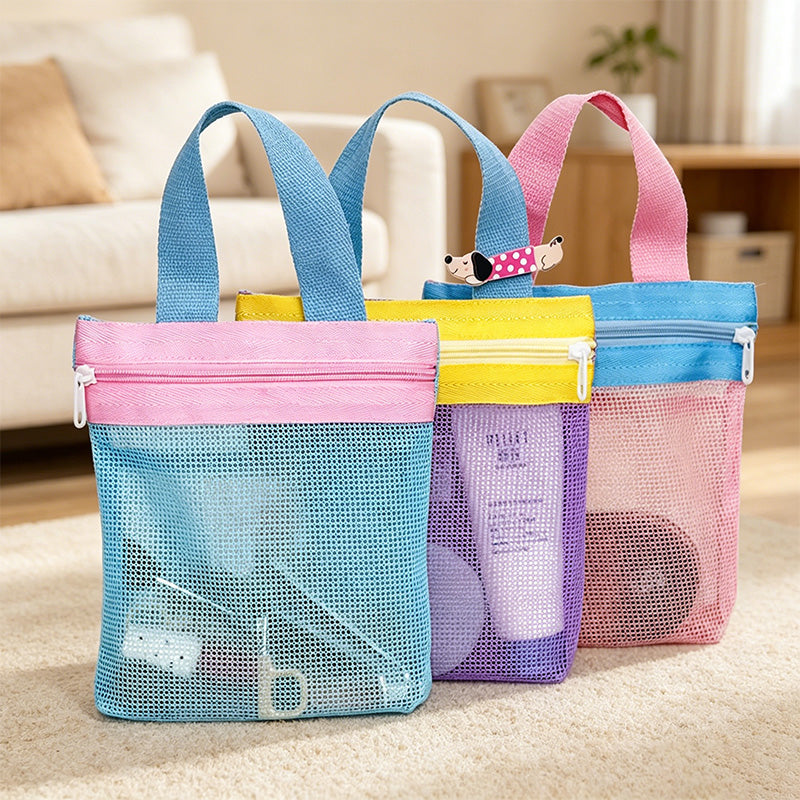 CouldNook Dopamine Grid Makeup Bag - Travel Organizer
