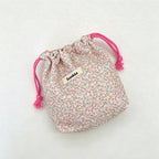 CouldNook Printed Drawstring Storage Pouch - Small Home Organizer