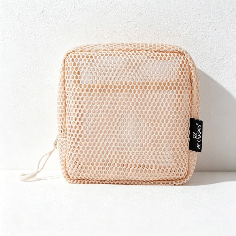 CouldNook Zippered Square Zip Organizer Bag - Simple Daily Essential