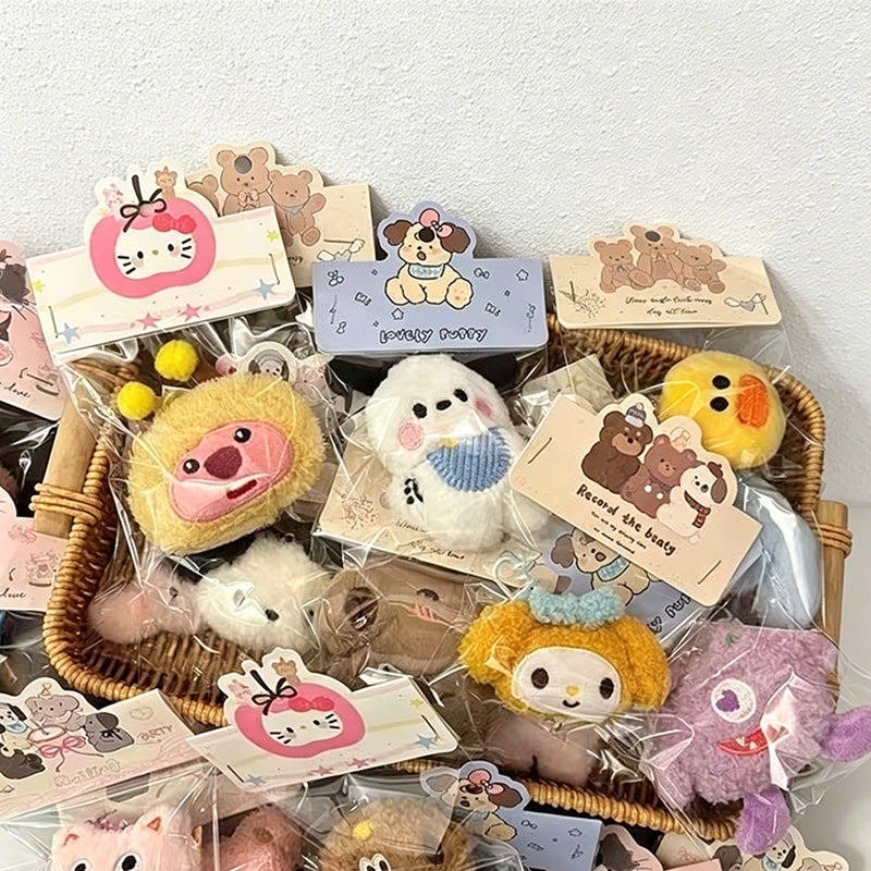 CouldNook Random Assorted Plush Bag Charm - Surprise Display Accent