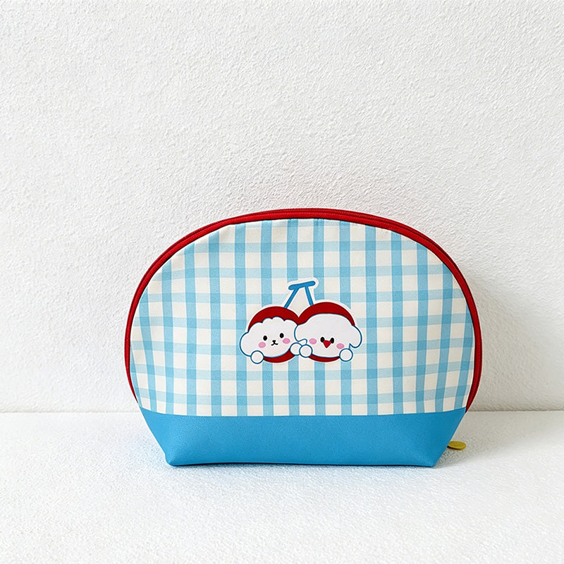 CouldNook Check Pattern Travel Storage Pouch - Dry Wet Helper