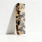 CouldNook Shell Shape Tortoiseshell Pocket Comb - Easy Storage Accent