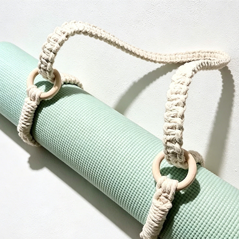 CouldNook Macrame Yoga Mat Strap - Shoulder Carry Sling