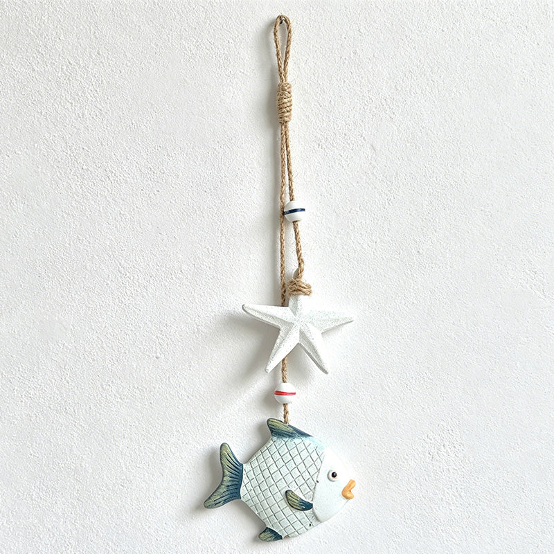 CouldNook Mediterranean Trio Fish Hanging - Coastal Home Wall Decor
