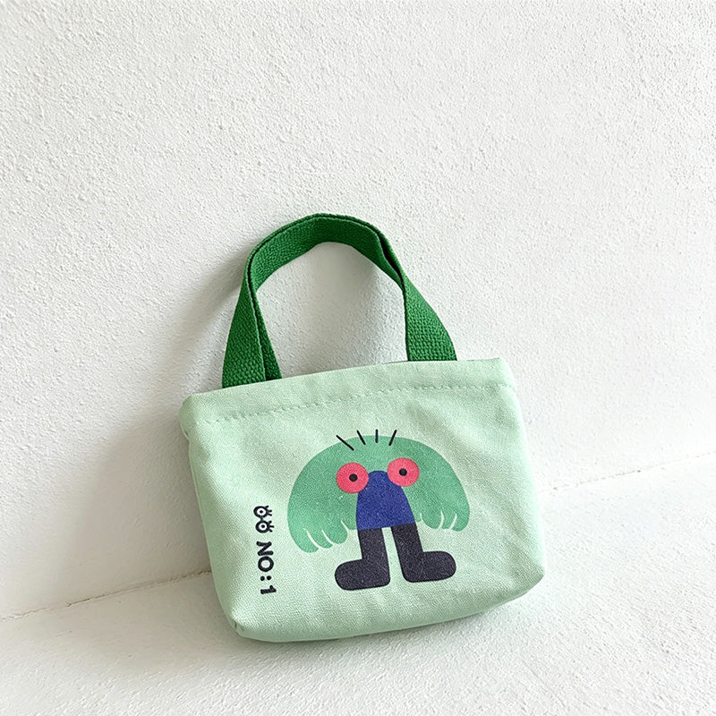 CouldNook Character Mini Tote Bag - Small Carry Accent