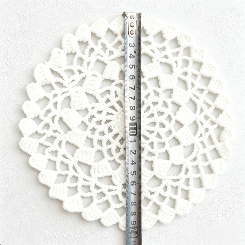 CouldNook Hand Crochet Cotton Coaster & Table Runner - Boho Table Decor