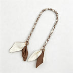 CouldNook 18.89'' Khaki Series Braided Bow Chain Bag Strap - Shoulder Accent