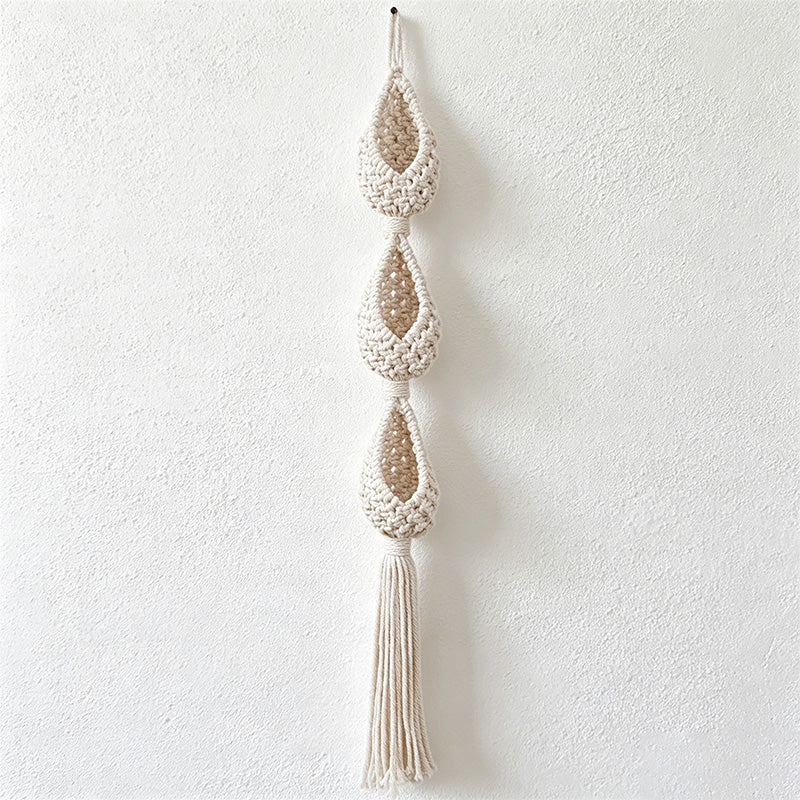 CouldNook Macrame Hanging Shelf - Wall Storage Decor