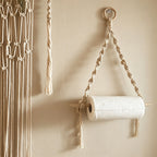 CouldNook Macrame Paper Towel Holder - Kitchen Wall Decor
