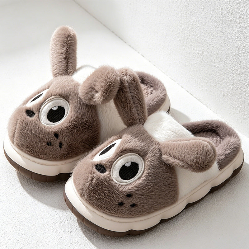CouldNook Carrot Colorblock Open Toe House Slippers - Playful Display Accent