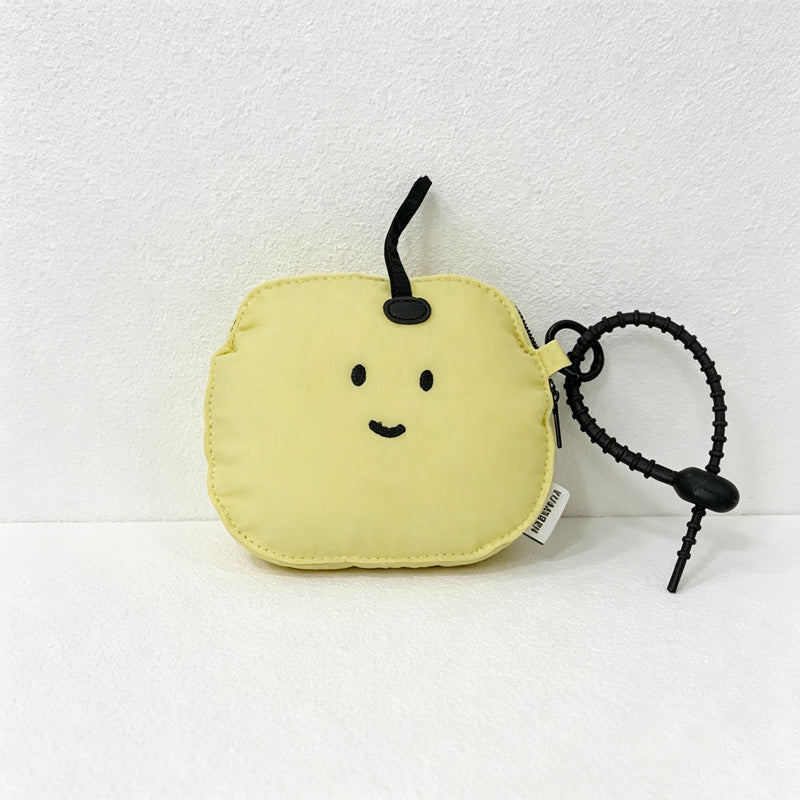 CouldNook Smiley Face Mini Coin Purse - Cozy Corner Accent