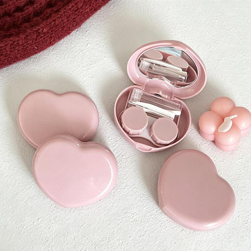 CouldNook Heart Shaped Contact Lens Case - Small Home Organizer