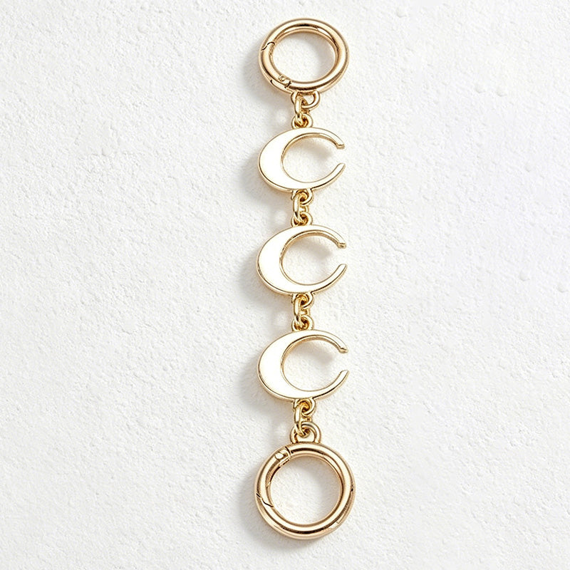CouldNook Metal Moon Bag Chain - Layered Bag Accent