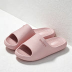 CouldNook Cushioned EVA Open Toe Slide Slippers - Soft Home Accent