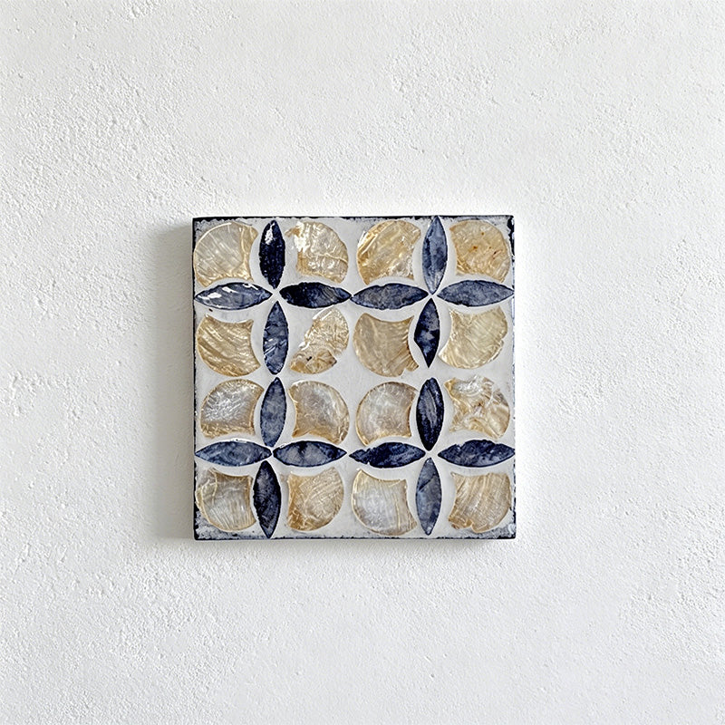 CouldNook Shell Coaster - Natural Mother of Pearl Decor